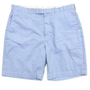 RLX Ralph Lauren Shorts Mens‎ 38 Blue Gingham Check Performance Golf Short 9.5"